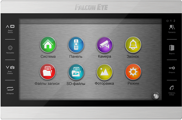 Falcon Eye Atlas Plus HD (Black) Цветные видеодомофоны фото, изображение