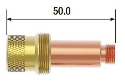 FUBAG Корпус цанги c газовой линзой ф2.4 FB TIG 17-18-26 (FB45V26) Аксессуары к горелкам TIG, MIG/MAG фото, изображение